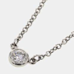 Pre Owned Tiffany & Co. Diamonds by the Yard Elsa Peretti Platinum Diamond Necklace