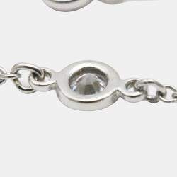 Pre Owned Tiffany & Co. Platinum and Diamonds By The Yard Charm Bracelet