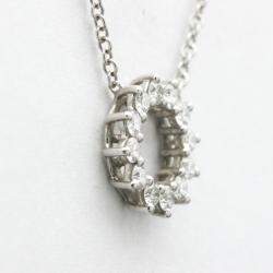 Pre Owned Tiffany & Co. Open Circle Platinum Diamond Necklace