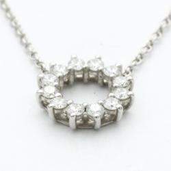 Pre Owned Tiffany & Co. Open Circle Platinum Diamond Necklace