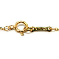 Pre Owned Tiffany & Co. Elsa Peretti Open Heart 18K Yellow Gold Necklace