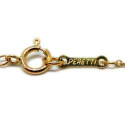 Pre Owned Tiffany & Co. Elsa Peretti Open Heart 18K Yellow Gold Necklace