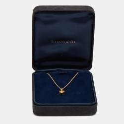 Tiffany & Cop. Gift Box 18k Yellow Gold Pendant Necklace