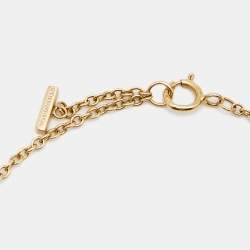 Pre Owned Tiffany & Co. Tiffany T Smile 18K Yellow Gold Mini Bracelet