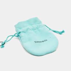 Pre Owned Tiffany & Co. Atlas Pierced Diamond 18k Rose Gold Band Ring Size 53