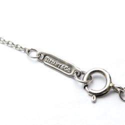 Pre Owned Tiffany & Co. Cross Small Platinum Diamond Necklace