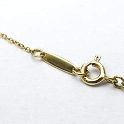 Pre Owned Tiffany & Co. Elsa Peretti Open Heart 18K Yellow Gold Diamond Necklace