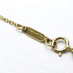 Pre Owned Tiffany & Co. Etoile Circle 18K Yellow Gold Platinum Diamond Necklace