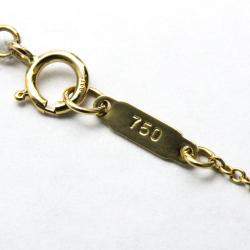 Pre Owned Tiffany & Co. Etoile Circle 18K Yellow Gold Platinum Diamond Necklace