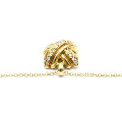 Pre Owned Tiffany & Co. Signature X 18K Yellow Gold Diamond Necklace