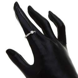 Pre Owned Tiffany & Co. Harmony Platinum Diamond Ring EU 45