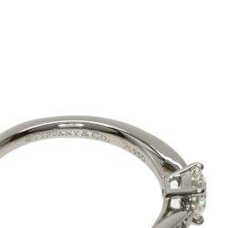 Pre Owned Tiffany & Co. Harmony Platinum Diamond Ring EU 45