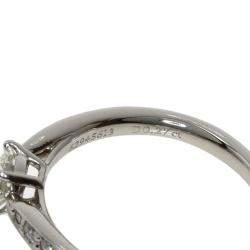 Pre Owned Tiffany & Co. Harmony Platinum Diamond Ring EU 45