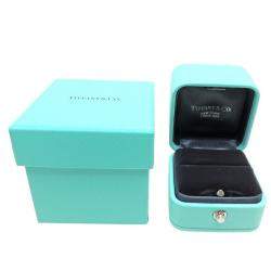 Tiffany & Co. Tiffany Setting Platinum Diamond Ring EU 45