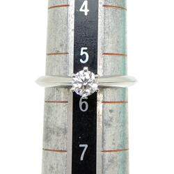Tiffany & Co. Tiffany Setting Platinum Diamond Ring EU 45