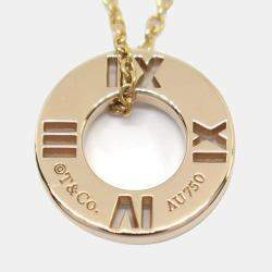 مملوكة مسبقًا Tiffany & Co. Atlas 18K Rose Gold Diamond Necklace