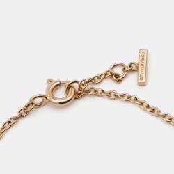 Tiffany & Co.Tiffany T Circle Mother of Pearl Diamonds 18k Rose Gold Bracelet