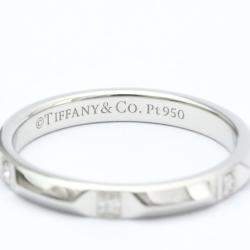 Pre Owned Tiffany & Co. Tiffany True Platinum Diamond Ring EU 54.5