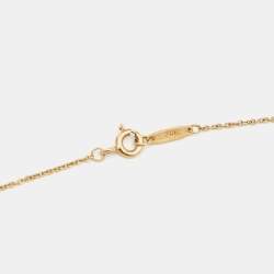 Pre Owned Tiffany & Co. 1837 Interlocking Circles 18k Yellow Gold Necklace