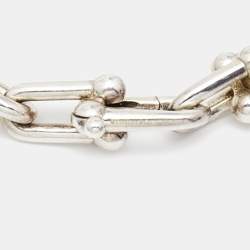 Pre Owned Tiffany & Co Hardwear Link Sterling Silver Bracelet