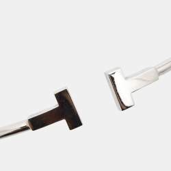Tiffany & Co. Tiffany T 18k White Gold Narrow Bracelet 