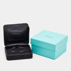 Tiffany & Co. Tiffany T 18k White Gold Narrow Bracelet 