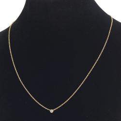 Tiffany & Co. Elsa Peretti Diamonds By The Yard 18K Yellow Gold Diamond Necklace