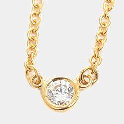 Tiffany & Co. Elsa Peretti Diamonds By The Yard 18K Yellow Gold Diamond Necklace
