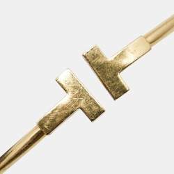 Pre Owned Tiffany & Co. Tiffany T Wire 18k Yellow Gold Bracelet
