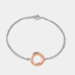 Pre Owned Tiffany & Co. Rubedo Circle Sterling Silver Bracelet
