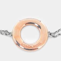 Pre Owned Tiffany & Co. Rubedo Circle Sterling Silver Bracelet