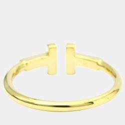 Pre Owned Tiffany & Co. Twire 18K Yellow Gold Ring EU 54.5