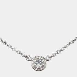 Louis Vuitton 18K Diamond Emprise Pendant Necklace - Rhodium