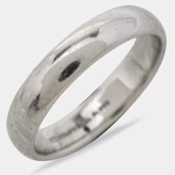 Pre Owned Tiffany & Co. Forever Platinum Wedding Band Ring Size 60