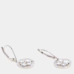 Tiffany & Co. Platinum and Diamond Cobblestone Drop Earrings