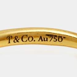 Tiffany & Co.  Paloma Picasso Love 18k Yellow Gold Ring Size 53