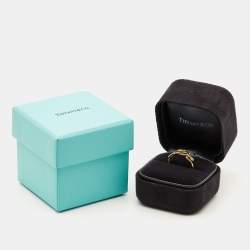 Tiffany & Co.  Paloma Picasso Love 18k Yellow Gold Ring Size 53
