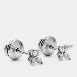 Tiffany & Co. Tiffany Victoria Diamonds Platinum Stud Earrings