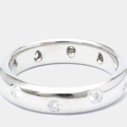 Pre Owned Tiffany & Co. Etoile Platinum Diamond Ring EU 49