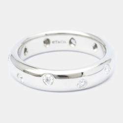 Pre Owned Tiffany & Co. Etoile Platinum Diamond Ring EU 49