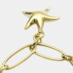 Pre Owned Tiffany & Co. Elsa Peretti Starfish 18K Yellow Gold Bracelet 17