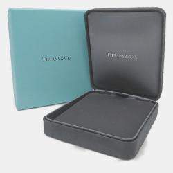 Pre Owned Tiffany & Co. Small Cross 18K Rose Gold Diamond Necklace