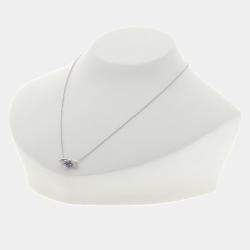 Pre Owned Tiffany & Co. Paper Flower Firefly Platinum Diamond Tanzanite Necklace