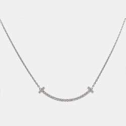 Tiffany t white gold necklace Tiffany & Co Silver in White gold - 24146519