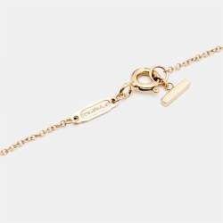 Pre Owned Tiffany & Co. T Smile 18k Rose Gold Small Model Necklace