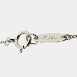 Pre Owned Tiffany & Co. Solitaire Platinum Diamond Necklace 