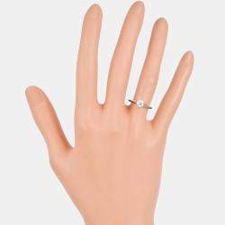Pre Owned Tiffany & Co. Platinum and Diamond Solitaire Engagement Ring EU 49