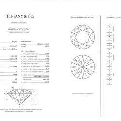 Pre Owned Tiffany & Co. Platinum and Diamond Solitaire Engagement Ring EU 49