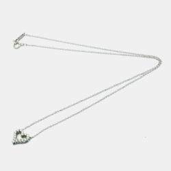 Pre Owned Tiffany & Co. Loving Heart Platinum Diamond Necklace