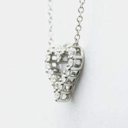 Pre Owned Tiffany & Co. Loving Heart Platinum Diamond Necklace